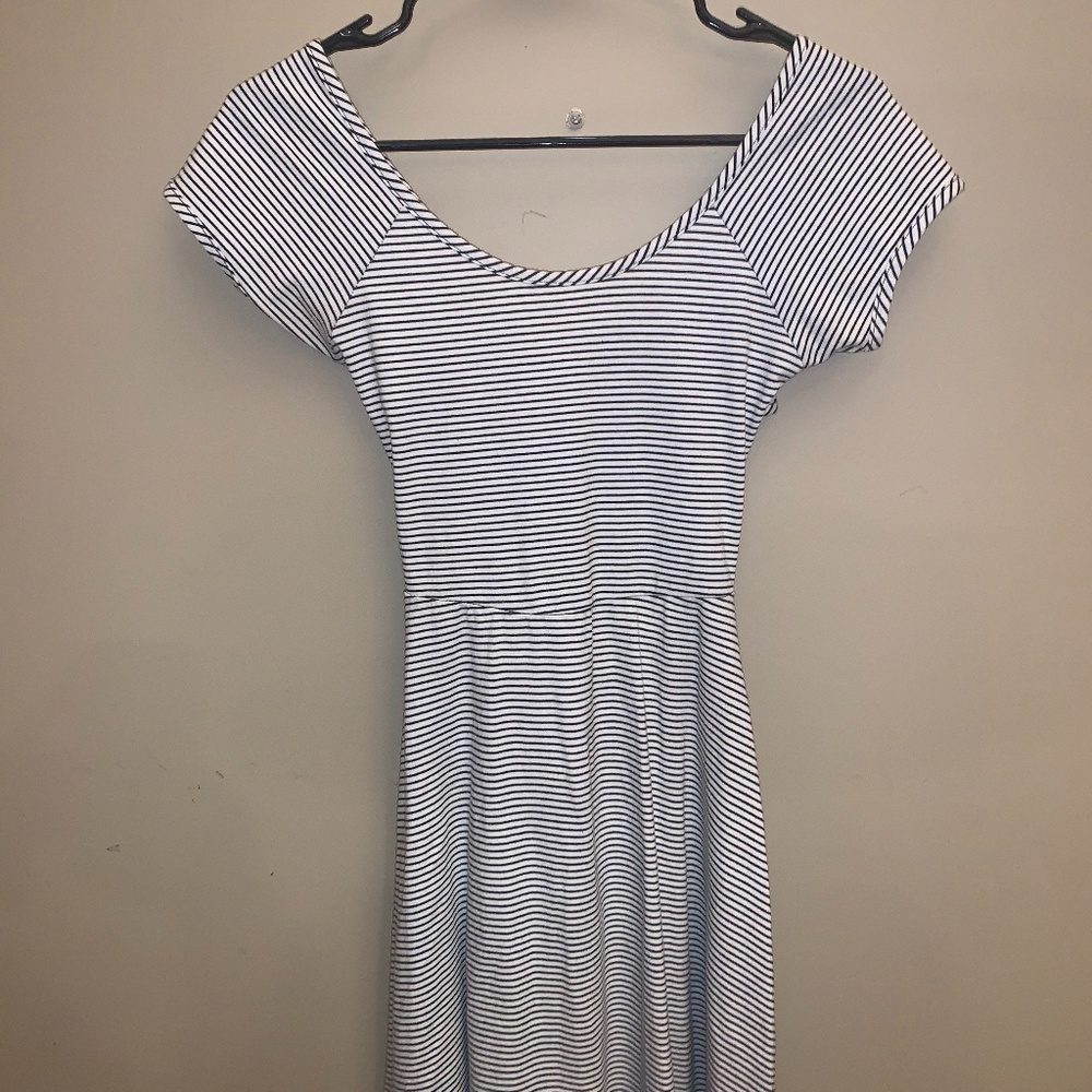 LA Hearts Criss Cross Back Skater Dress